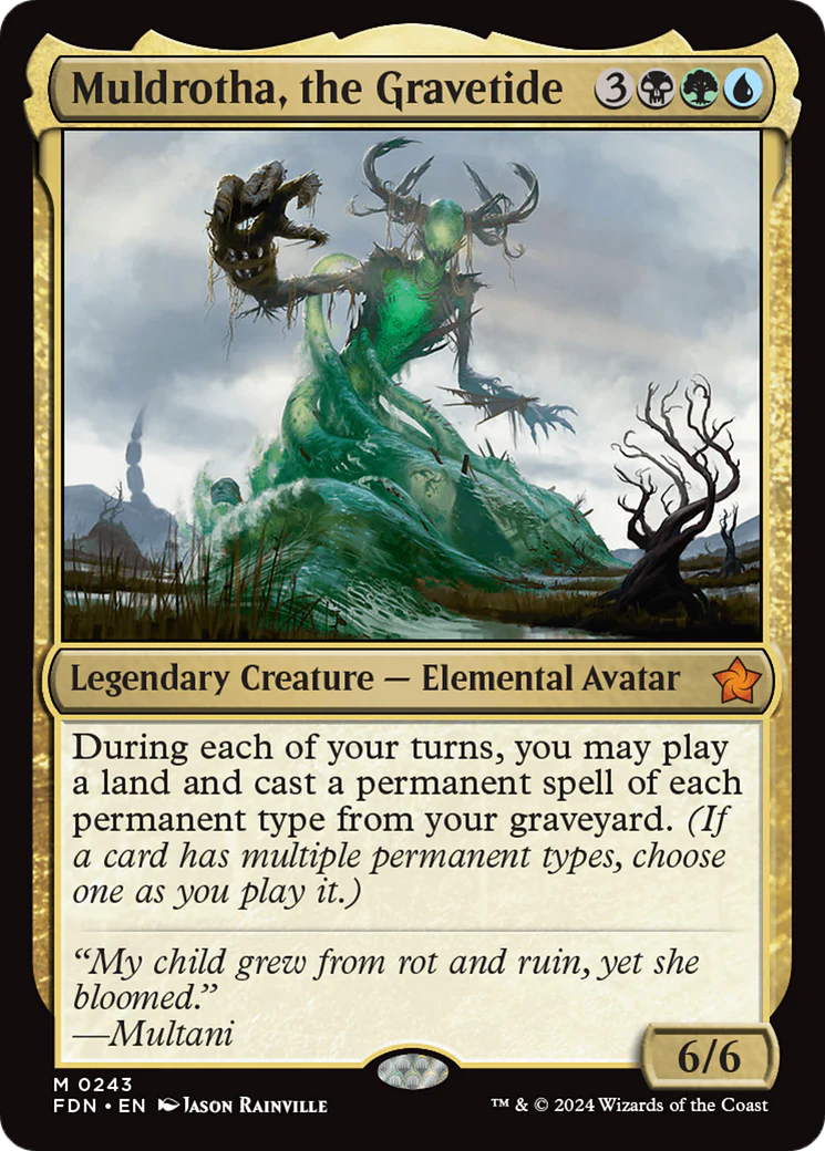 Muldrotha, the Gravetide (FDN-243) - Foundations Foil