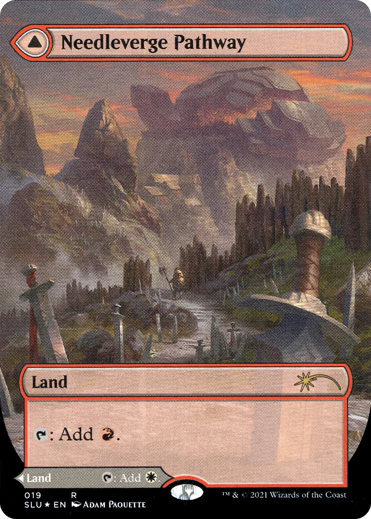 Needleverge Pathway (Borderless) (SLU-019) - Secret Lair: Ultimate Edition: (Showcase) (Borderless) Foil - Image 4