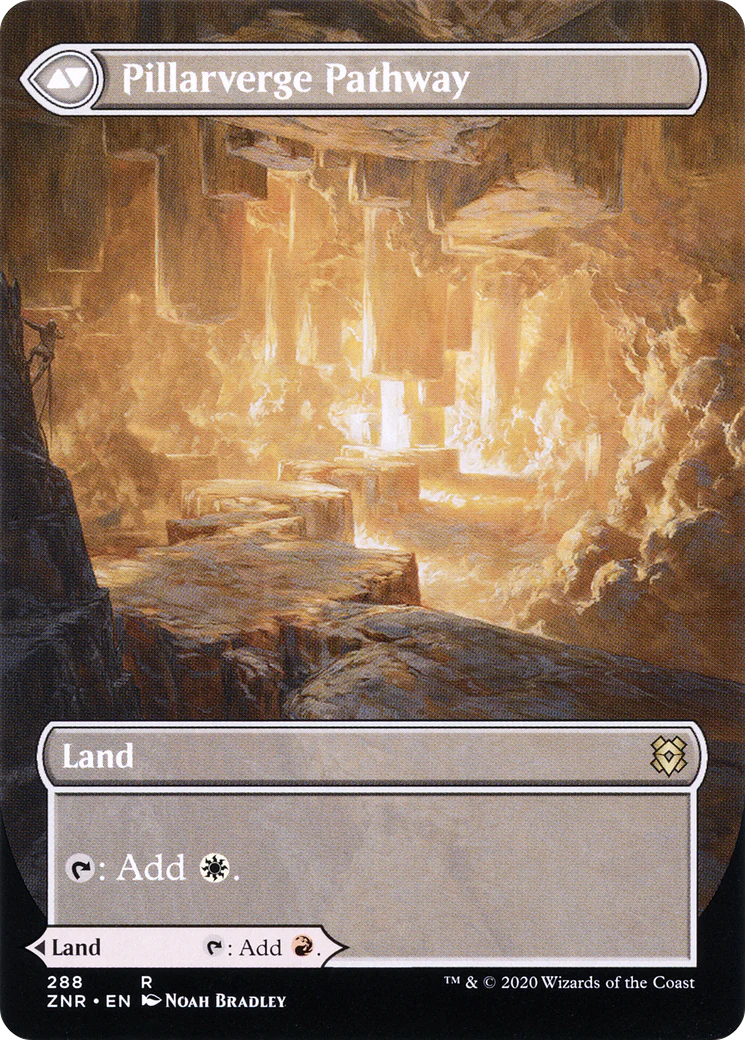 Needleverge Pathway (Borderless) (ZNR-288) - Zendikar Rising: (Showcase) (Borderless) - Image 2