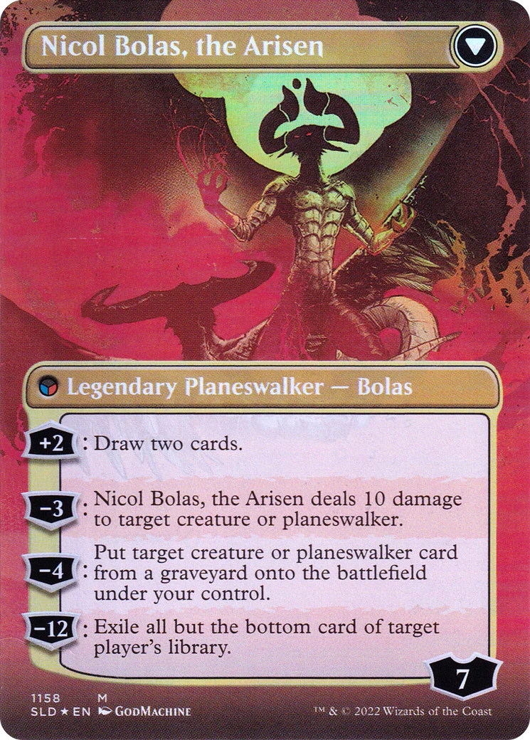 Nicol Bolas, the Ravager (SLD-1158) - Secret Lair Drop (Borderless) Foil - Image 2