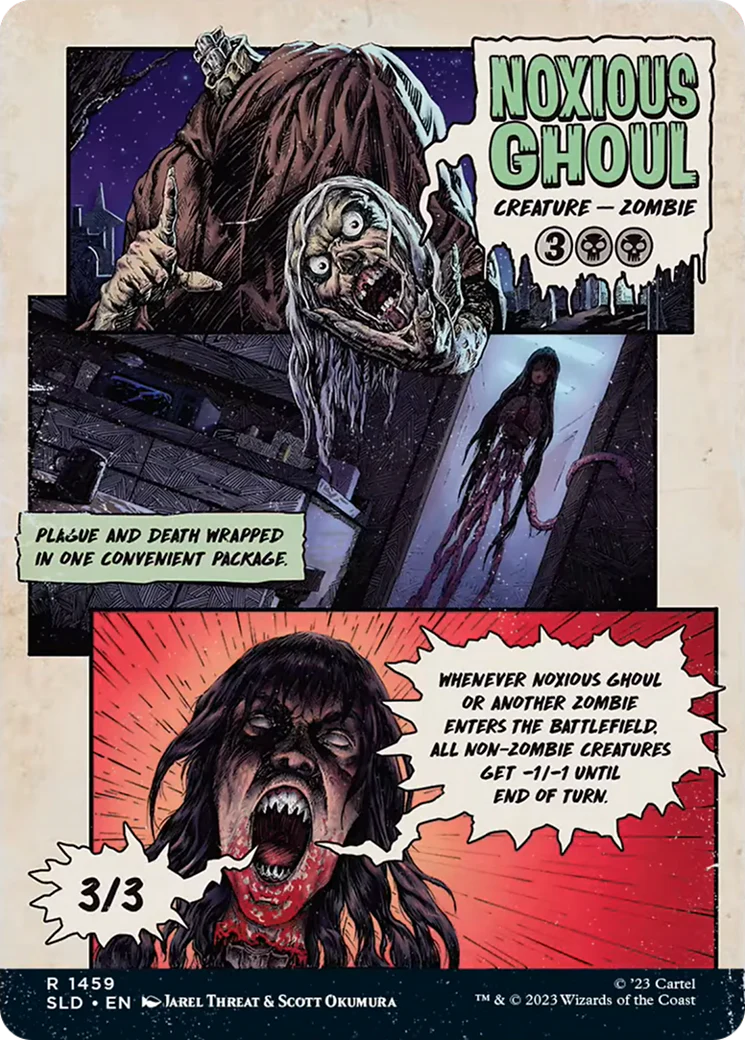 Noxious Ghoul (SLD-1459) - Secret Lair Drop: (Full Art) (Borderless) - Image 2