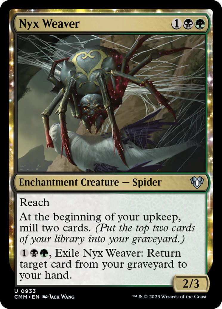 Nyx Weaver (CMM-933) - Commander Masters: (enchantment)