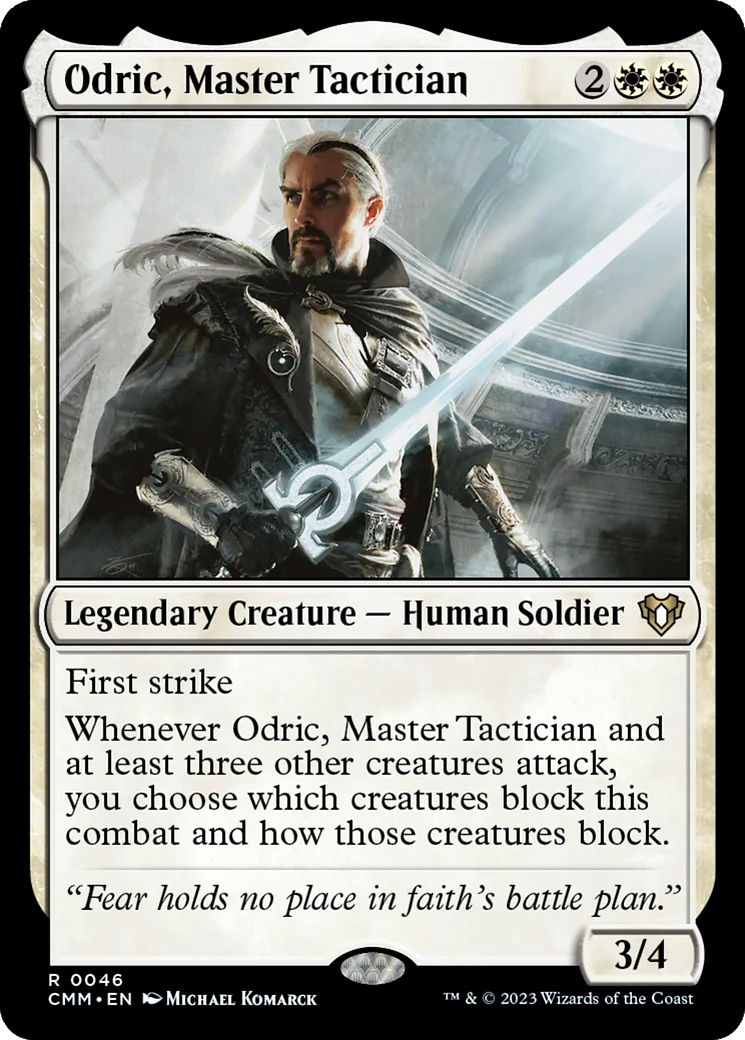 Odric, Master Tactician (CMM-046) - Commander Masters Foil