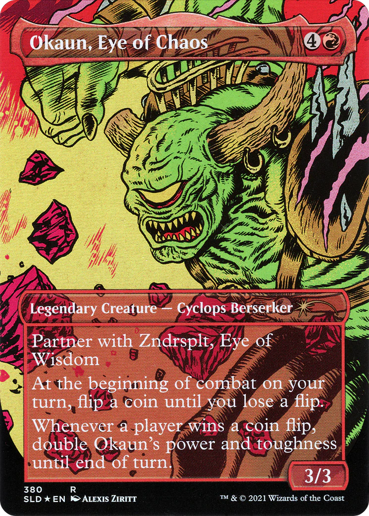 Okaun, Eye of Chaos (SLD-380) - Secret Lair Drop (Borderless) - Image 2