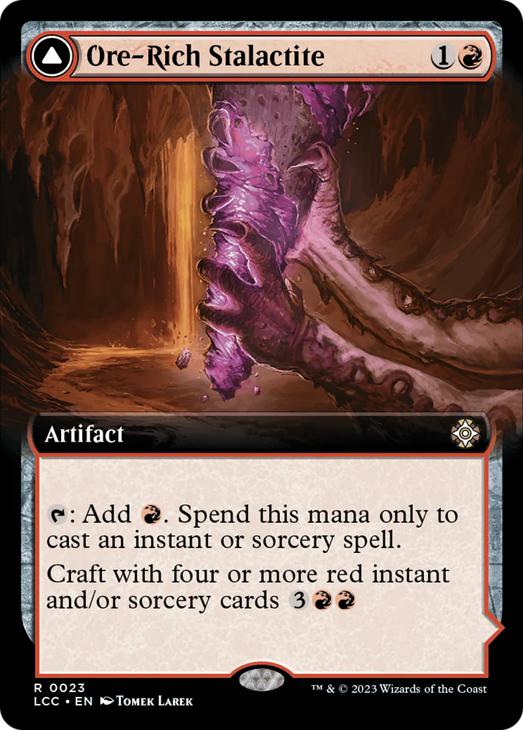 Ore-Rich Stalactite (Extended Art) (LCC-023) - The Lost Caverns of Ixalan Commander: (Extended Art) Foil - Image 3