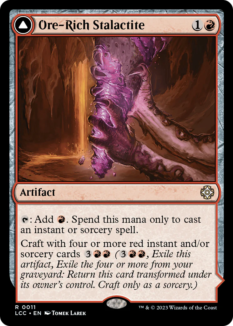 Ore-Rich Stalactite (LCC-011) - The Lost Caverns of Ixalan Commander Foil - Image 3