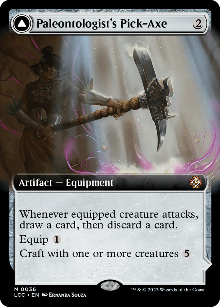 Paleontologist's Pick-Axe (Extended Art) (LCC-036) - The Lost Caverns of Ixalan Commander: (Extended Art) - Image 3