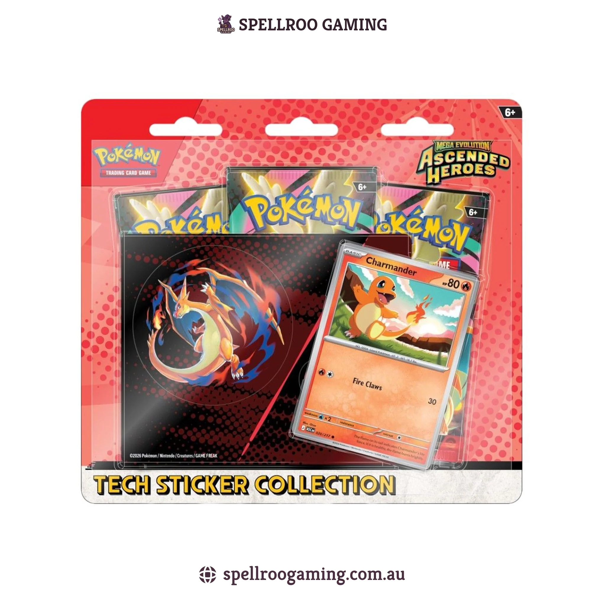 Pokemon TCG: Mega Evolution - Ascended Heroes Tech Sticker Collection - English - Image 2