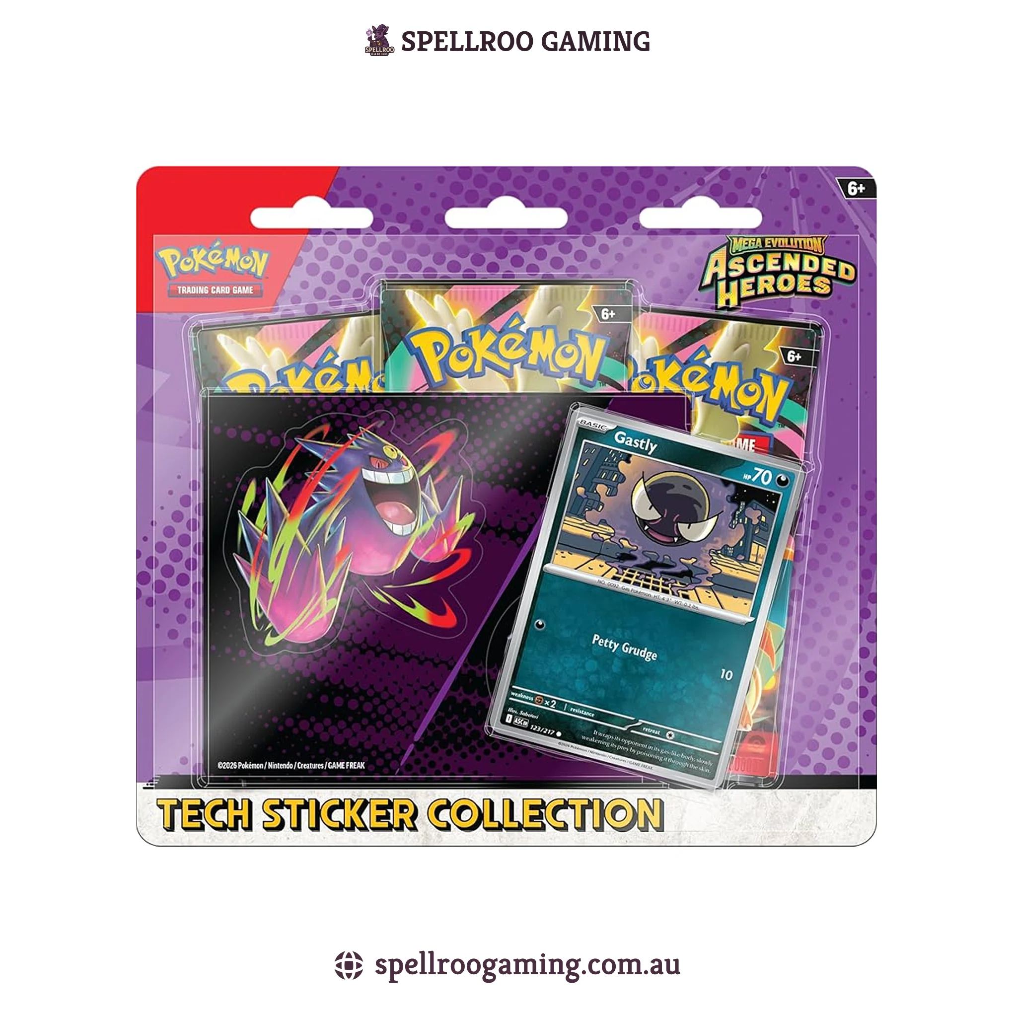 Pokemon TCG: Mega Evolution - Ascended Heroes Tech Sticker Collection - English - Image 3