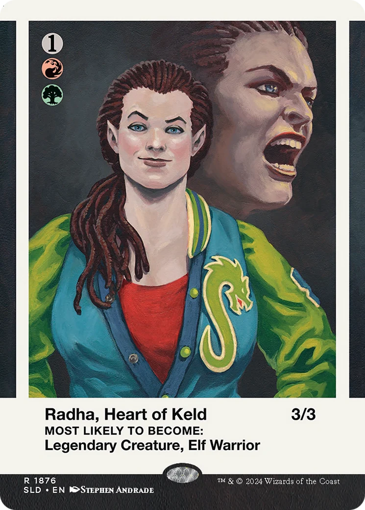 Radha, Heart of Keld // Radha, Heart of Keld (SLD-1876) - Secret Lair Drop (Borderless) - Image 3