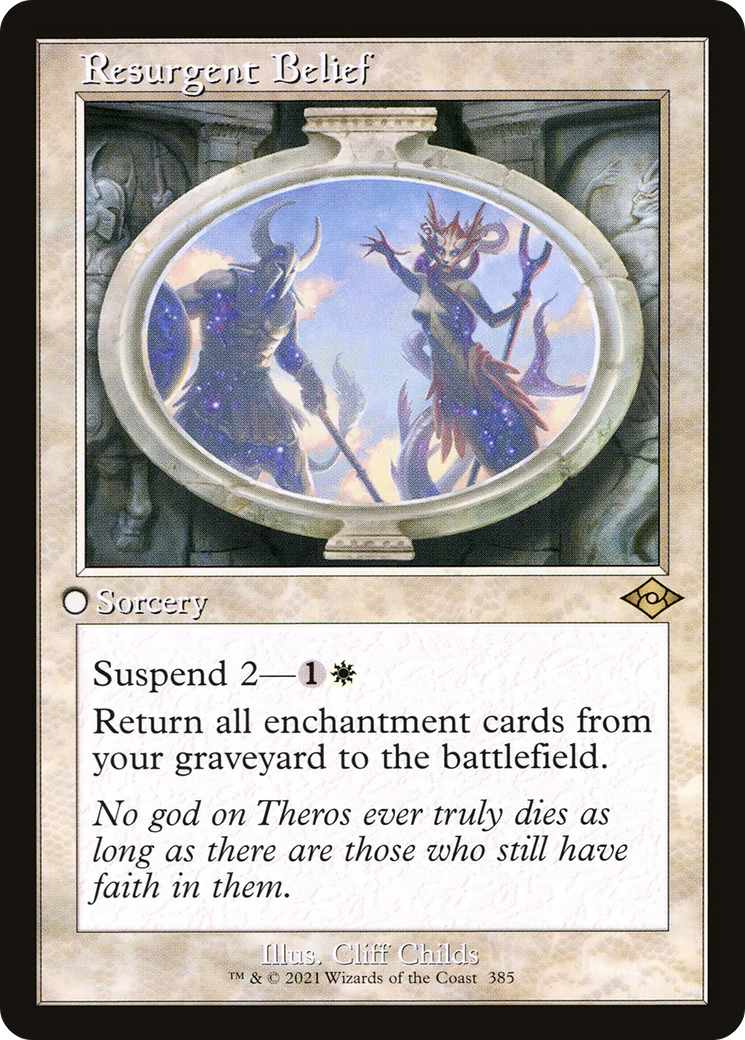 Resurgent Belief (Retro Frame) (MH2-385) - Modern Horizons 2