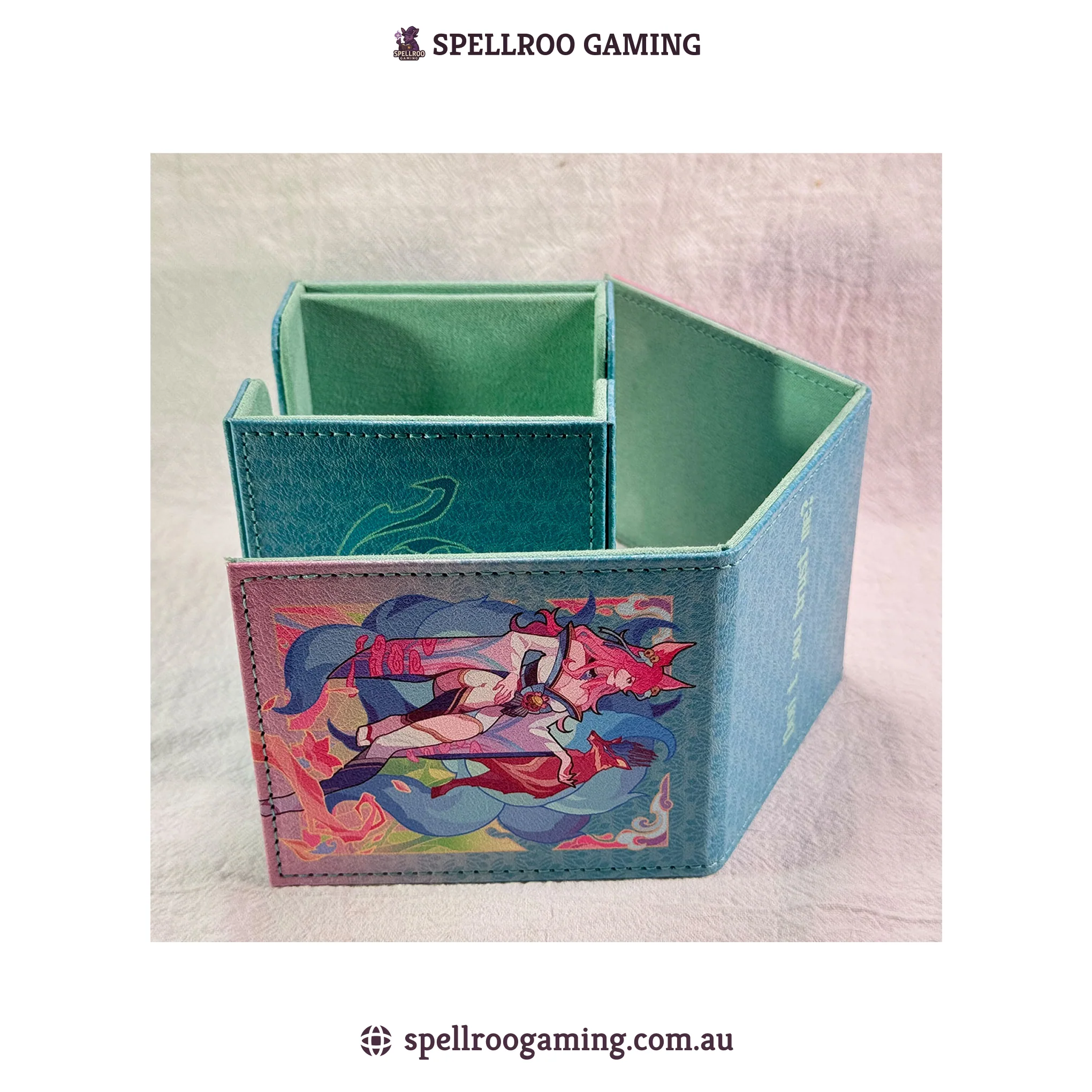 Riftbound: League of Legend TCG: Ahri Deck Box - Display Window - Fits 80 Cards -  English - Image 3