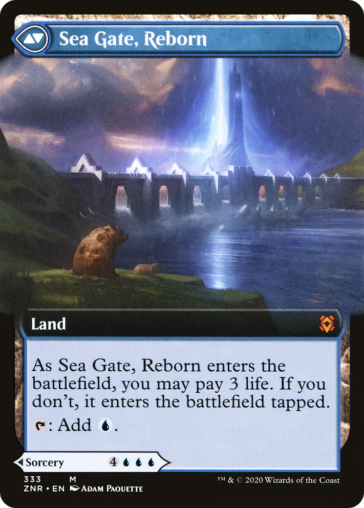Sea Gate Restoration (Extended Art) (ZNR-333) - Zendikar Rising: (Extended Art) - Image 2