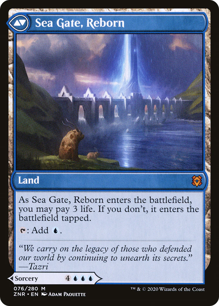 Sea Gate Restoration (ZNR-076) - Zendikar Rising Foil - Image 2