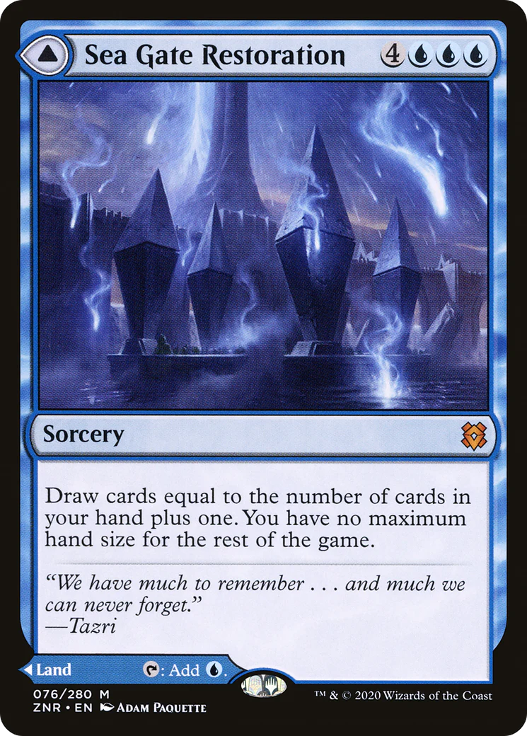 Sea Gate Restoration (ZNR-076) - Zendikar Rising Foil - Image 5