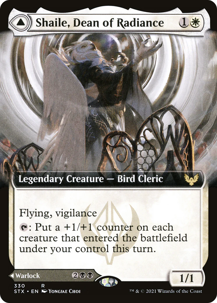 Shaile, Dean of Radiance (Extended Art) (STX-330) - Strixhaven: School of Mages: (Extended Art) - Image 4