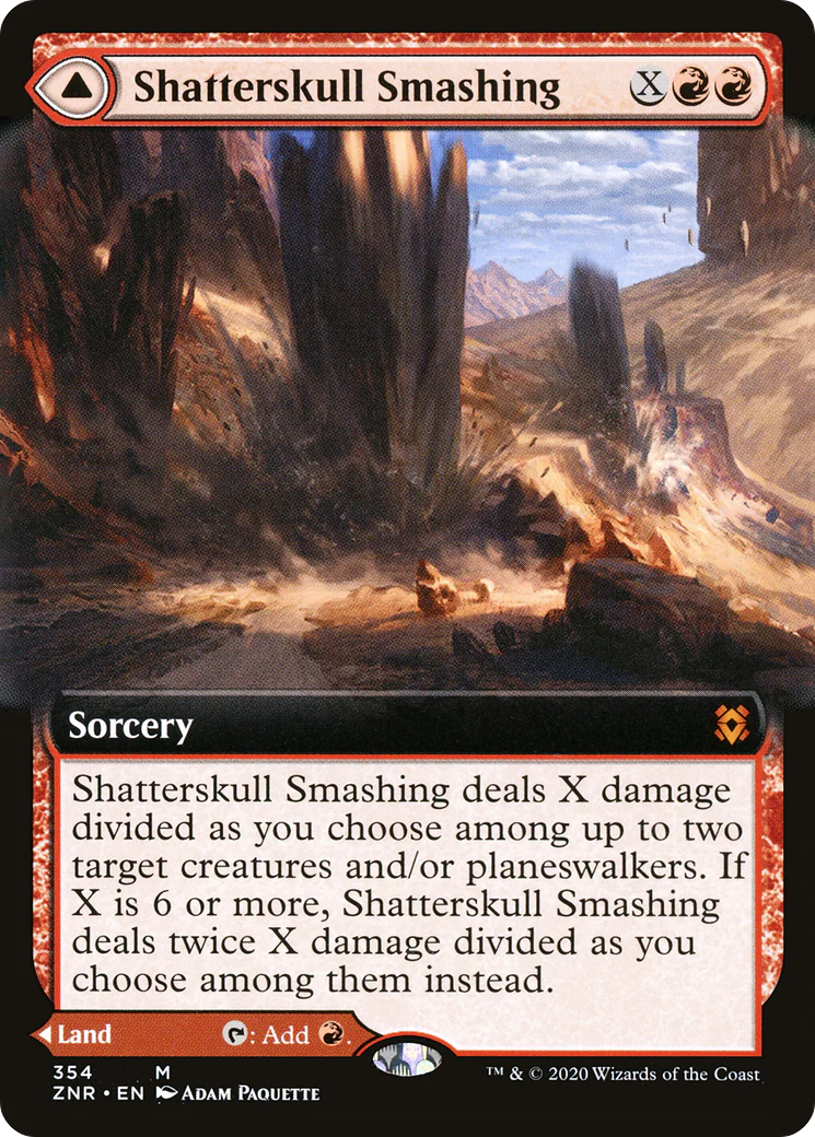 Shatterskull Smashing (Extended Art) (ZNR-354) - Zendikar Rising: (Extended Art) - Image 5