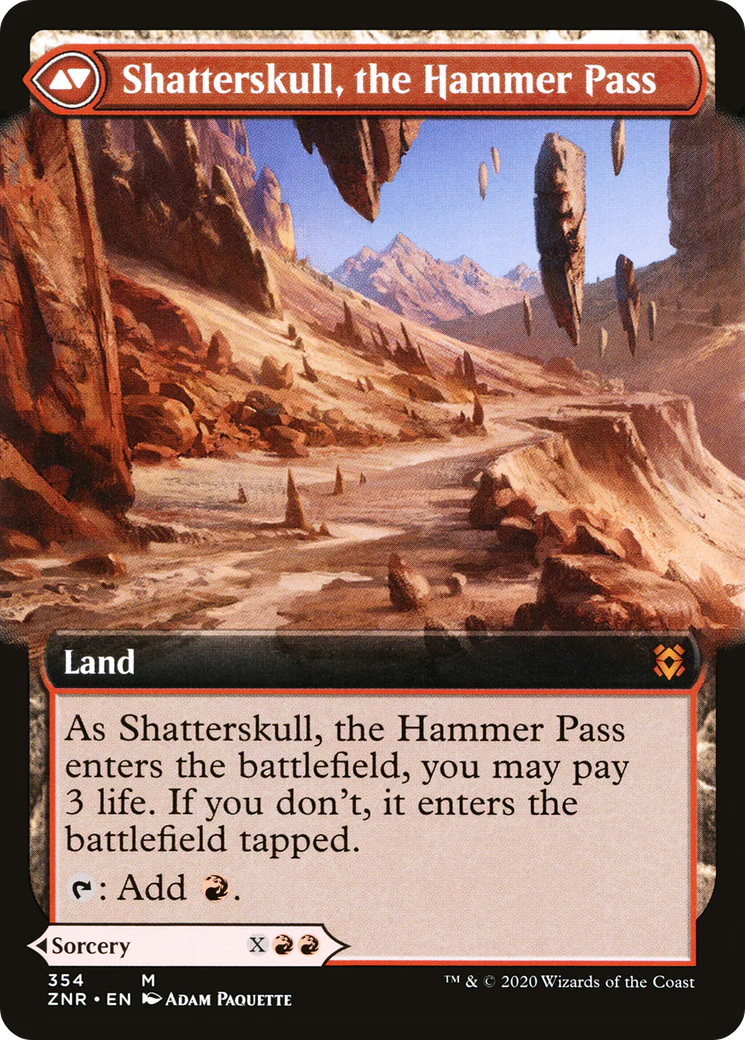 Shatterskull Smashing (Extended Art) (ZNR-354) - Zendikar Rising: (Extended Art) Foil - Image 2