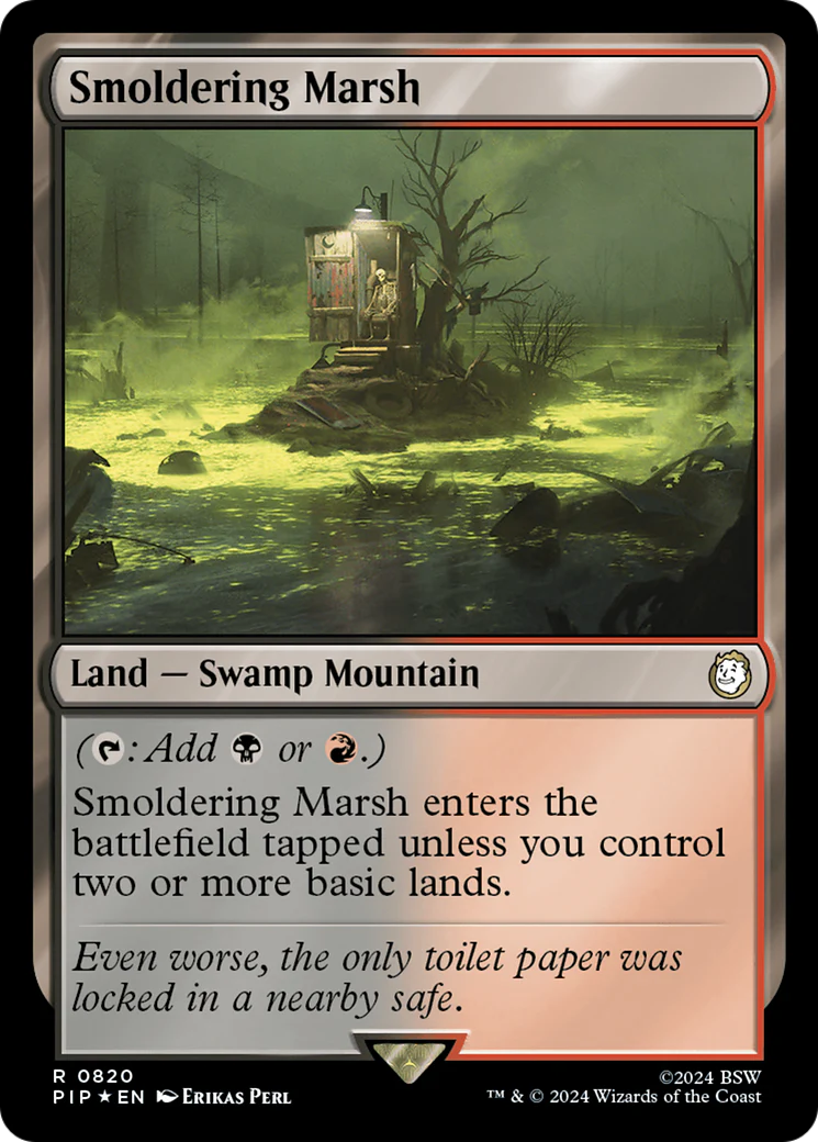 Smoldering Marsh (Surge Foil) (PIP-820) - Fallout Foil