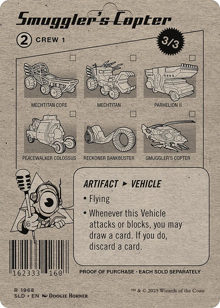 Smuggler's Copter // Smuggler's Copter (SLD-1968) - Secret Lair Drop (Borderless) - Image 2