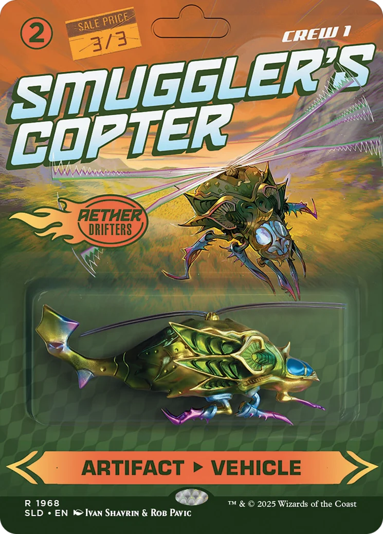 Smuggler's Copter // Smuggler's Copter (SLD-1968) - Secret Lair Drop (Borderless) - Image 5