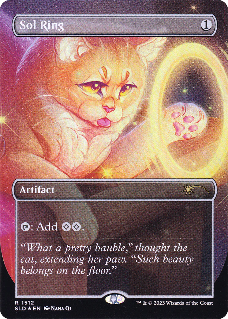 Sol Ring (1512) (SLD-1512) - Secret Lair Drop (Borderless) Foil - Image 6