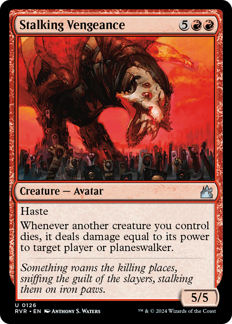 Stalking Vengeance (RVR-126) - Ravnica Remastered