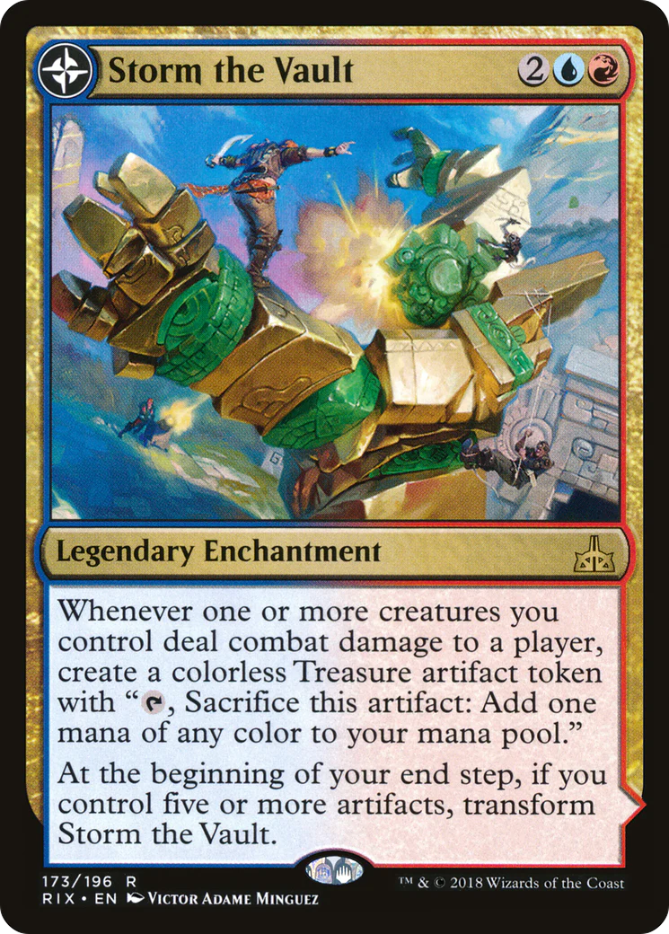 Storm the Vault (RIX-173) - Rivals of Ixalan: (compasslanddfc) - Image 3