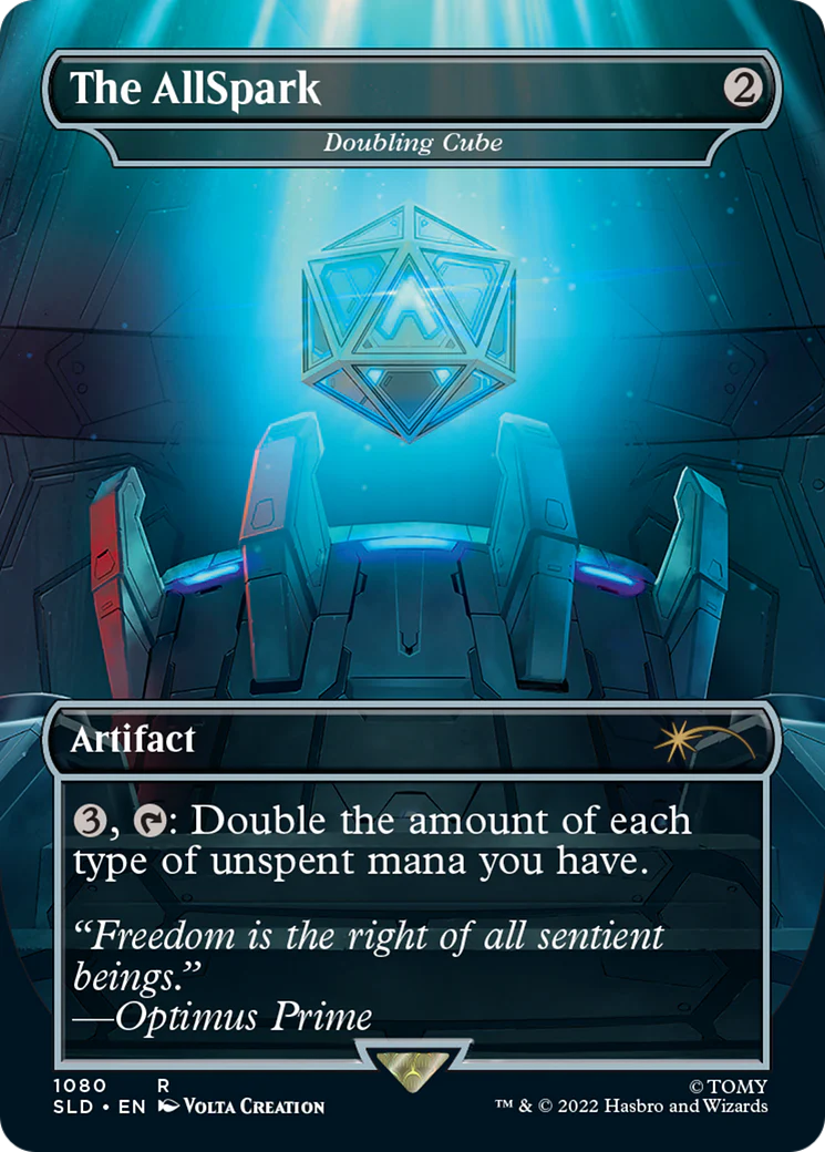 The AllSpark - Doubling Cube (SLD-1080) - Secret Lair Drop (Borderless) - Image 3