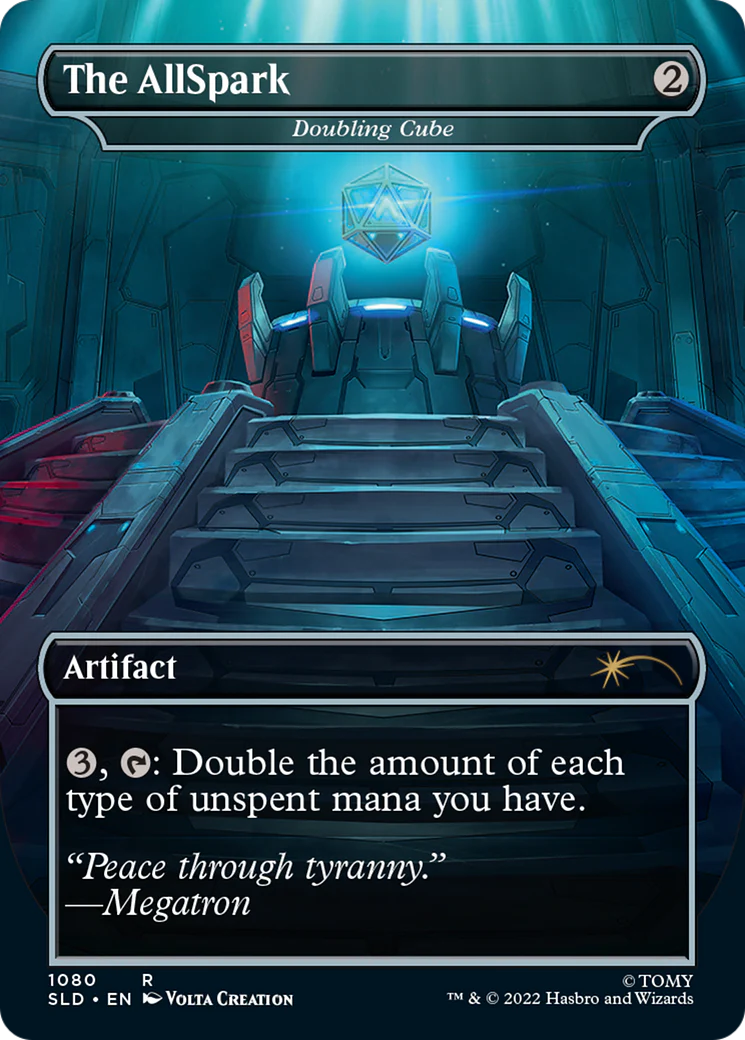 The AllSpark - Doubling Cube (SLD-1080) - Secret Lair Drop (Borderless) Foil - Image 2