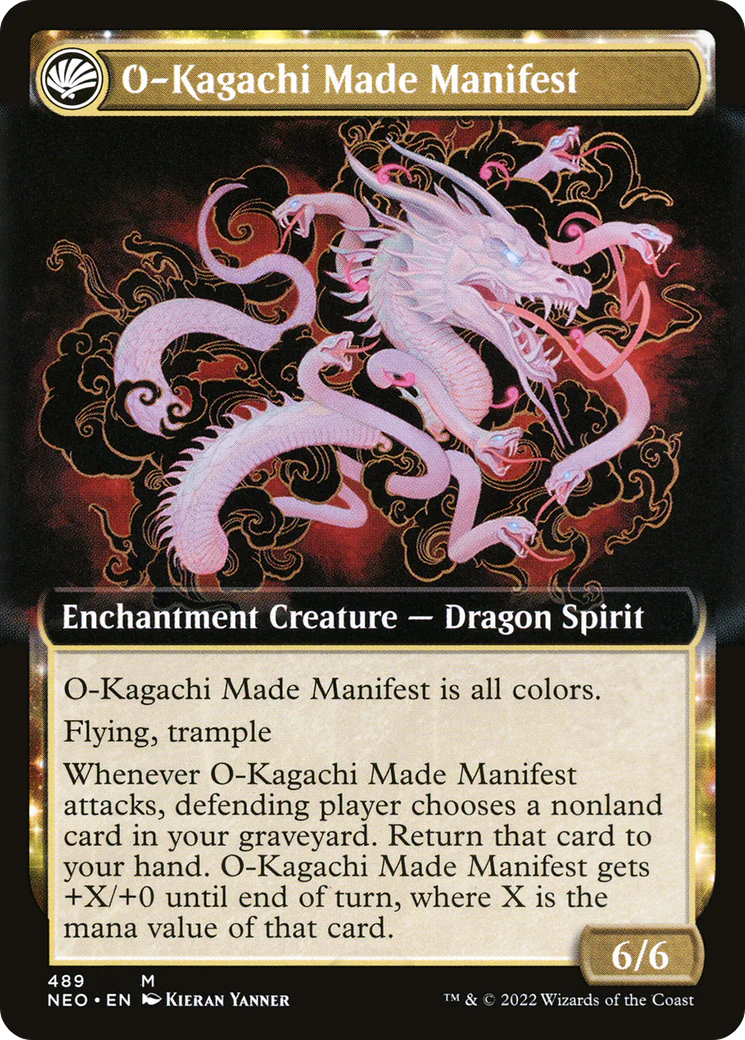 The Kami War (Extended Art) (NEO-489) - Kamigawa: Neon Dynasty: (Extended Art, fandfc, enchantment) - Image 2