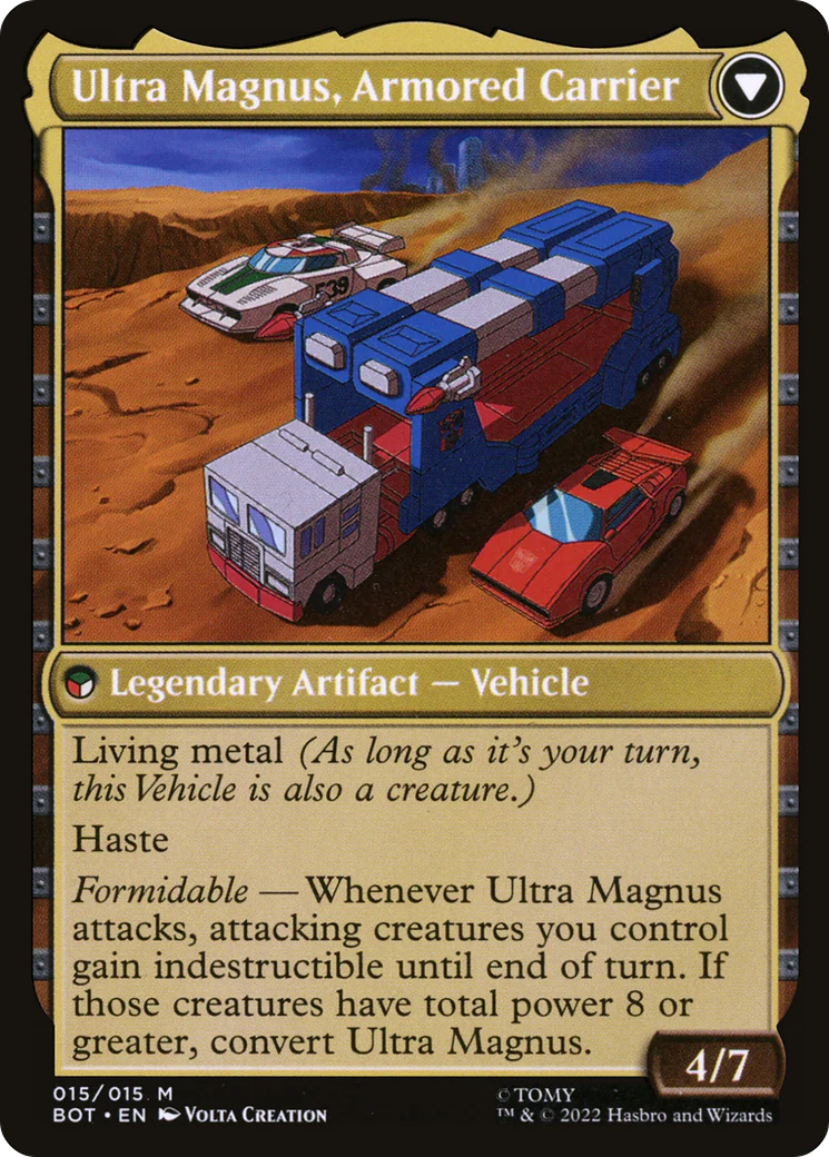 Ultra Magnus, Tactician (BOT-015) - Transformers: (convertdfc) Foil - Image 2