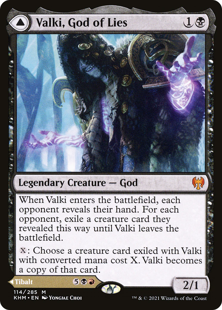 Valki, God of Lies (KHM-114) - Kaldheim Foil - Image 5