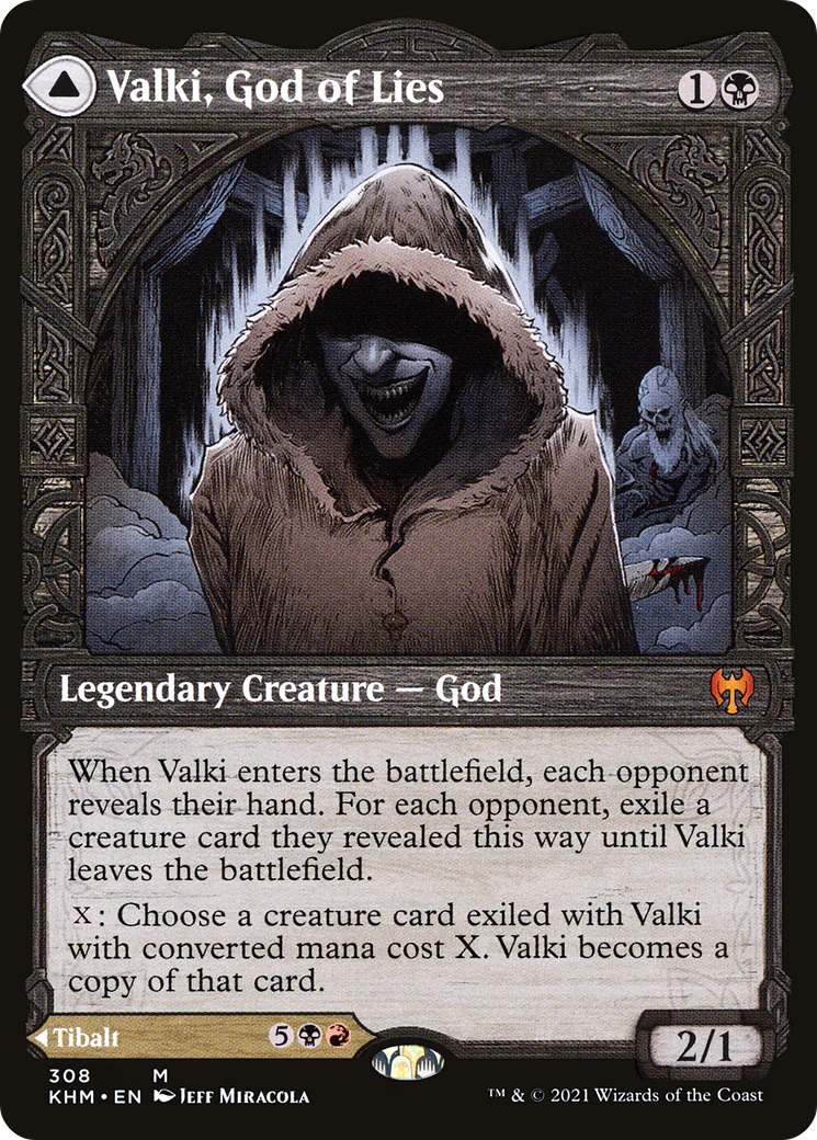 Valki, God of Lies (Showcase) (KHM-308) - Kaldheim: (Showcase) - Image 4
