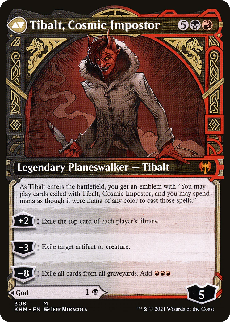 Valki, God of Lies (Showcase) (KHM-308) - Kaldheim: (Showcase) Foil - Image 2