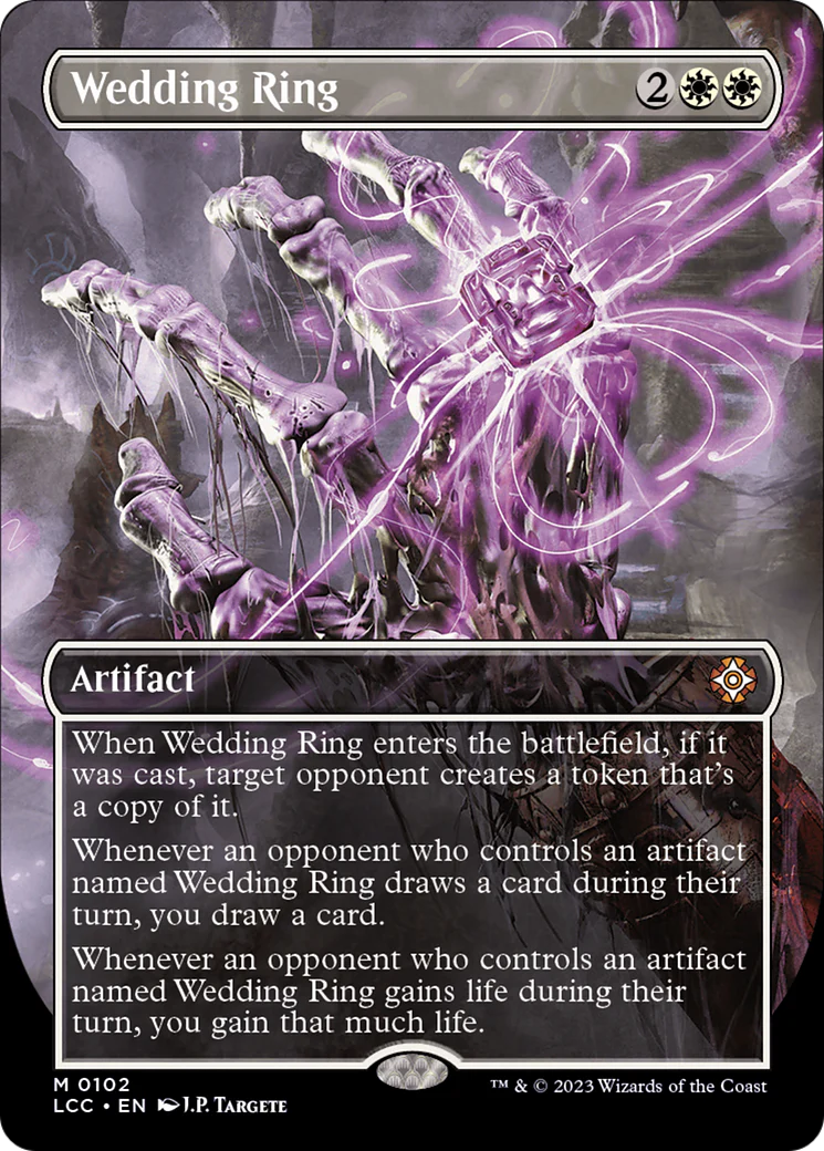 Wedding Ring (Borderless) (LCC-102) - The Lost Caverns of Ixalan Commander Foil