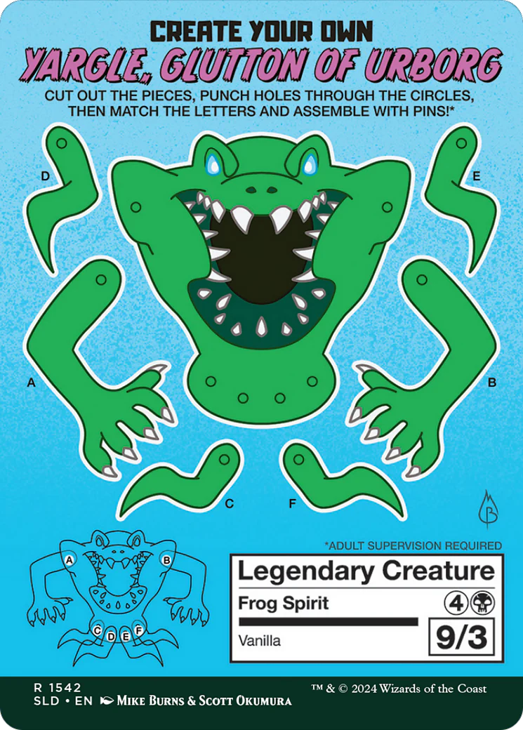 Yargle, Glutton of Urborg (SLD-1542) - Secret Lair Drop (Borderless) - Image 2