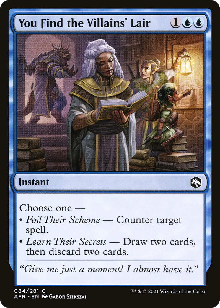 You Find the Villains' Lair (AFR-084) - Adventures in the Forgotten Realms Foil